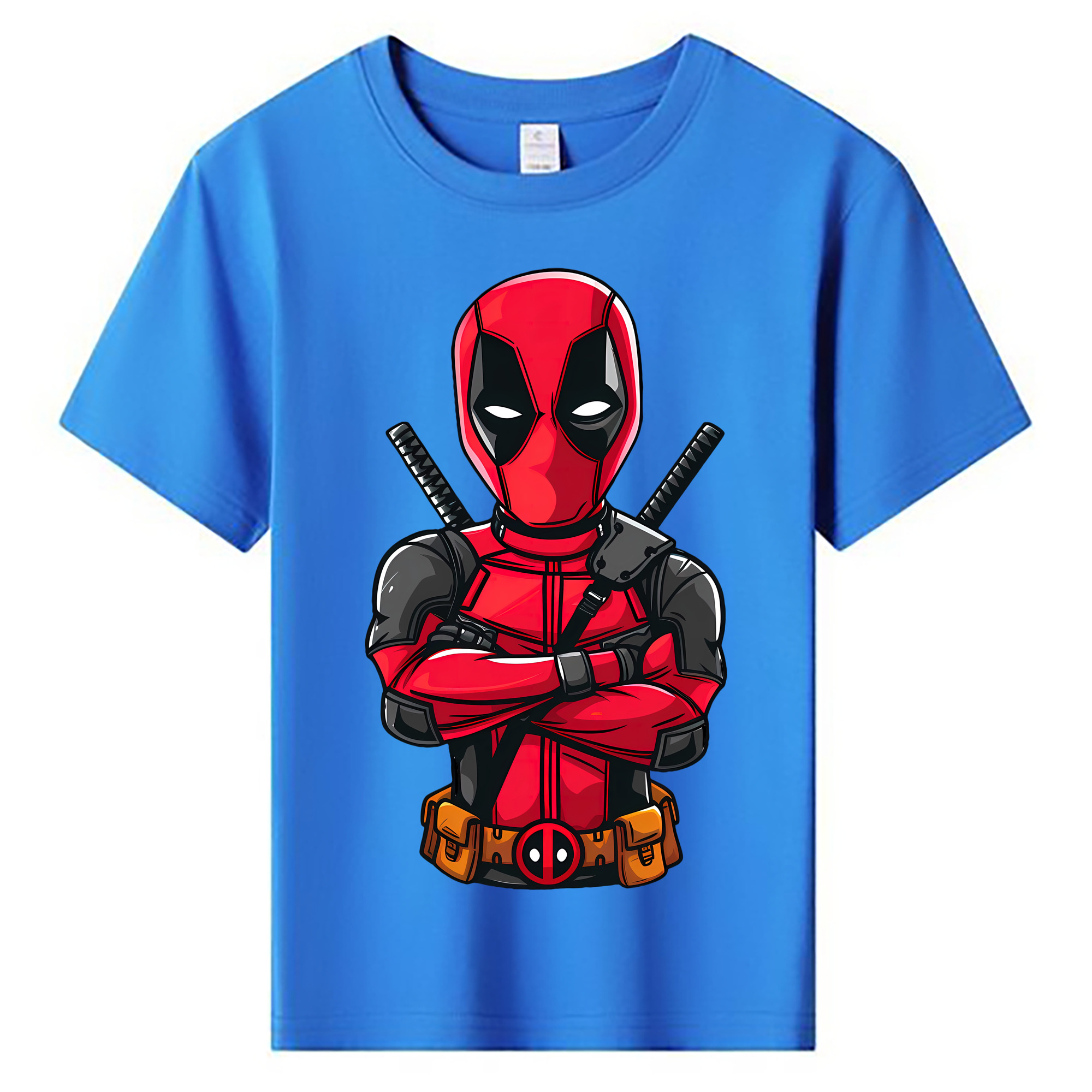 Deadpool デッドプール 綿100％キッズTシャツ（フロントプリント）